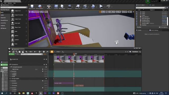 Unreal Engine 4 - Энгийн Cutscene смотреть онлайн
