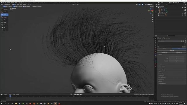 Punk Rock Mohawk Breakdown: How to Create Realistic Hair in Blender Easily! смотреть онлайн