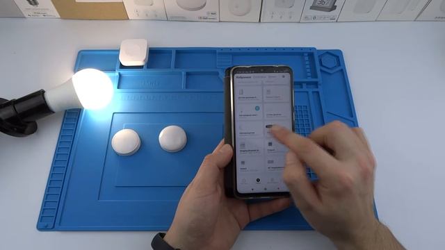 Датчик освещенности Aqara T1 GZCGQ11LM ZigBee 3.0 и беспроводная кнопка Aqara WXKG11LM умного дома смотреть онлайн