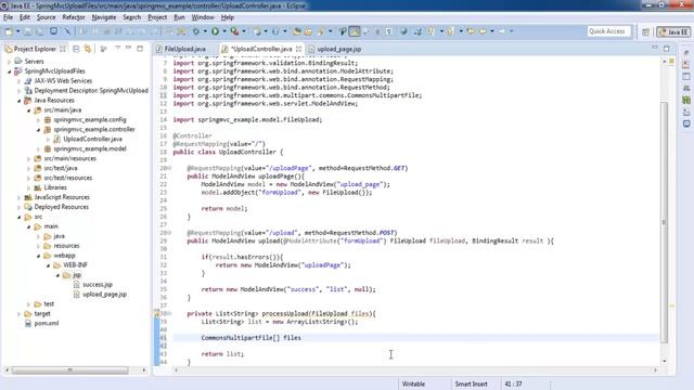 Spring 4 MVC File Upload Tutorial - Spring MVC Tutorial for beginners смотреть онлайн