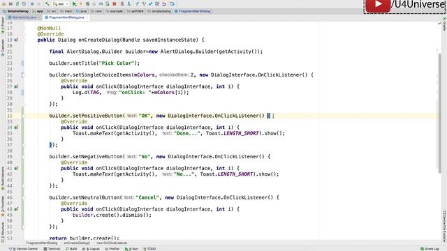Android Dialogs with Fragments-2 | Create Choice Dialog with Check Boxes & Radio Button Selection смотреть онлайн