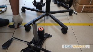 замена газлифта на офисном кресле руководителя