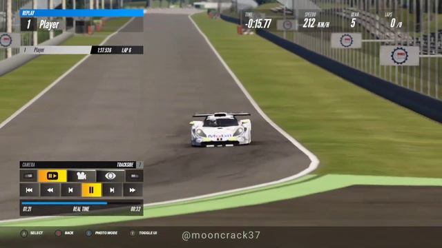 Porsche GT1-98 Time Attack at Monza 1:37:536 - Project Cars 3 смотреть онлайн