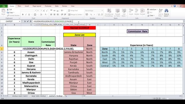 Nested vlookup In excel | Asha Chawla смотреть онлайн