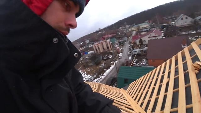 #8 Два ската готовы.Гидроизоляция.Ендова.Как выглядит ендова.Крыша под ключ.Марафон стройки.#стройк смотреть онлайн