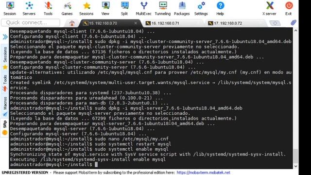 MySql Cluster en Ubuntu Server - Giancarlo Bernal Sanabria смотреть онлайн