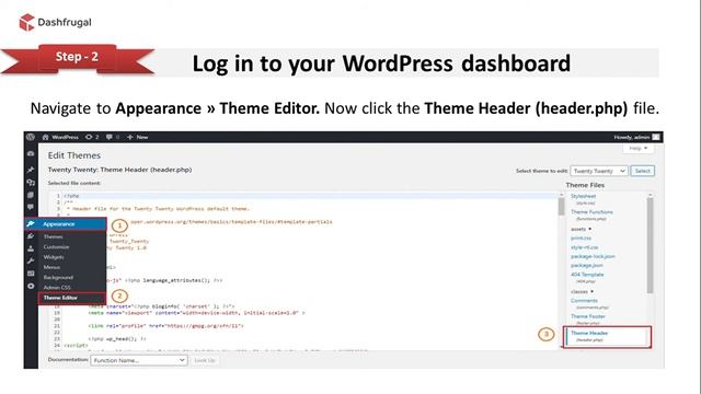 Add Dashfrugal widget to WordPress without a plugin смотреть онлайн