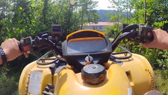 Катание на квадроцикле в горах, стоянка 2. смотреть онлайн