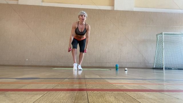 Функциональная тренировка с гантелями + пресс в парах смотреть онлайн