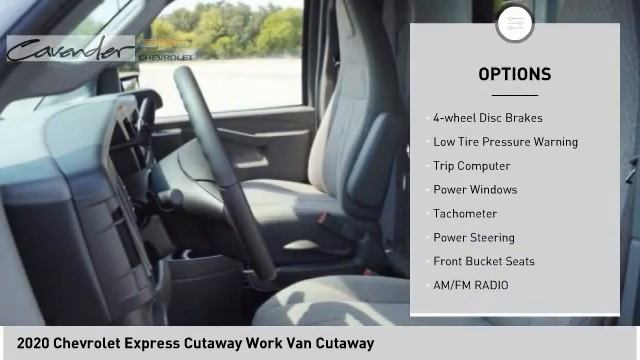 2020 Chevrolet Express Cutaway 2018916