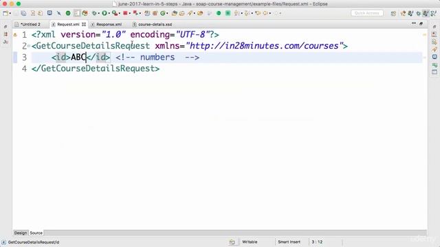 040 Step 04 Define XML Schema Definition XSD for Request GetCourseDetailsReque смотреть онлайн