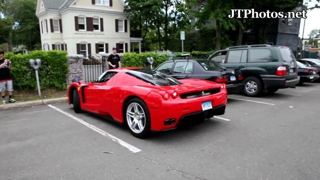 Tommy Hilfiger driving his Ferrari Enzo смотреть онлайн