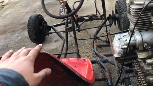 Самодельный картинг с мотором от мотоцикла 200 кубов багги своими руками homemade shifter gokart смотреть онлайн