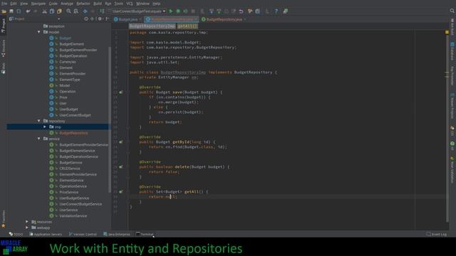 Java [1][3][PL] work with Entity and Repositories смотреть онлайн