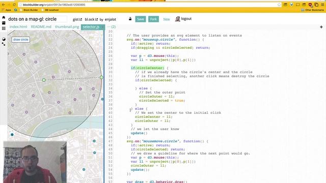 Dots On A Map #3: circle selector component смотреть онлайн