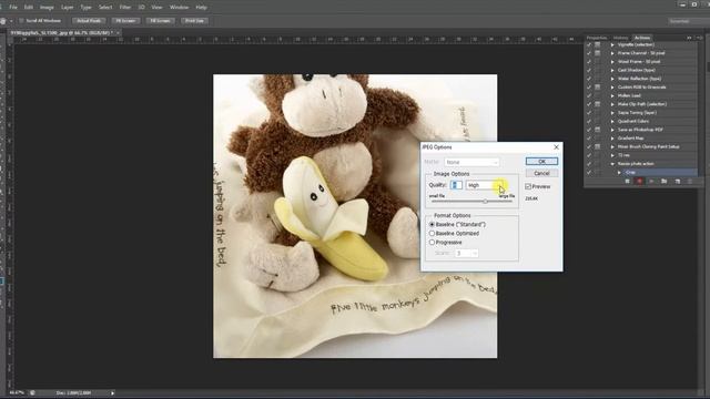 Photoshop Action (New action to crop, save for web and close) смотреть онлайн