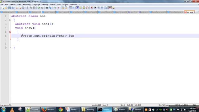 Abstract Method and Abstract Class in Java смотреть онлайн