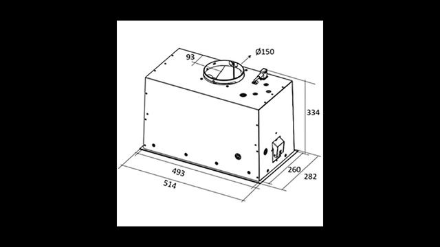Вытяжка встраиваемая в шкаф 60 см Elica смотреть онлайн