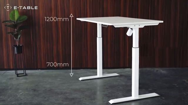 Офисный компьютерный стол E-TABLE, для работы сидя и стоя, с электрорегулировкой смотреть онлайн