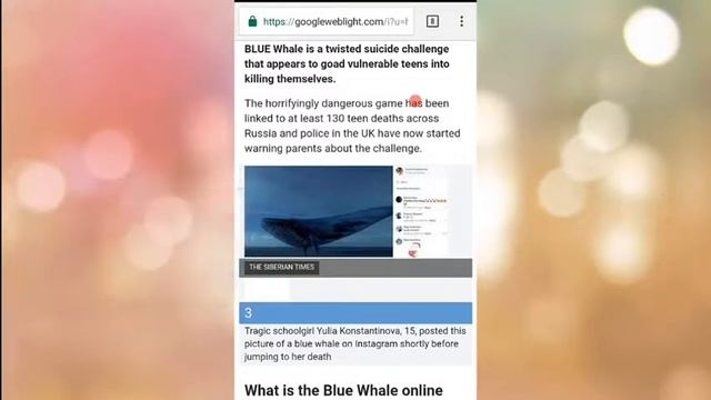 What is blue whale game ..fully explained смотреть онлайн