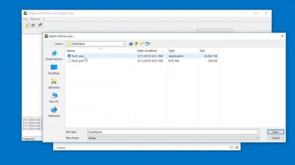 Extract PCK File (Godot Engine Game Files Images, Music, 3D Models and encrypted Ren'Py RPA)
