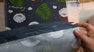 Проектная сумка для вязания с молнией МК шьем сами/Как сшить сумку для вязания/сшить проектную сумк