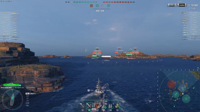 World of Warships. Фарм на Жан Барте смотреть онлайн