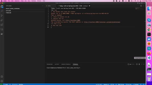 [CVE - 01]Exploit the vul Spring Core RCE - CVE-2022-22965 смотреть онлайн