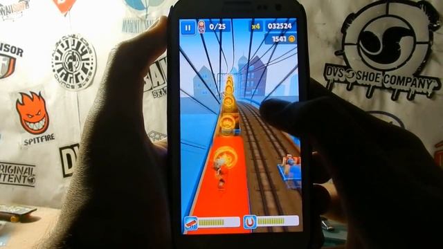 Subway Surfers: Moscow - Samsung Galaxy S3 Gameplay смотреть онлайн