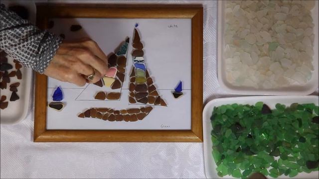 Sea Glass Mosaic Sailboat смотреть онлайн