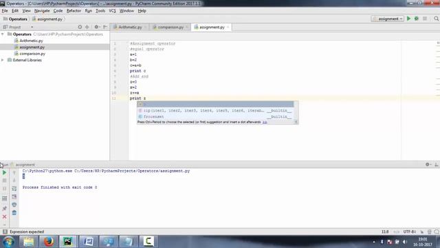 Introduction to Operators |Python Training|Tutorial #2|+91-7973788405 for query| смотреть онлайн