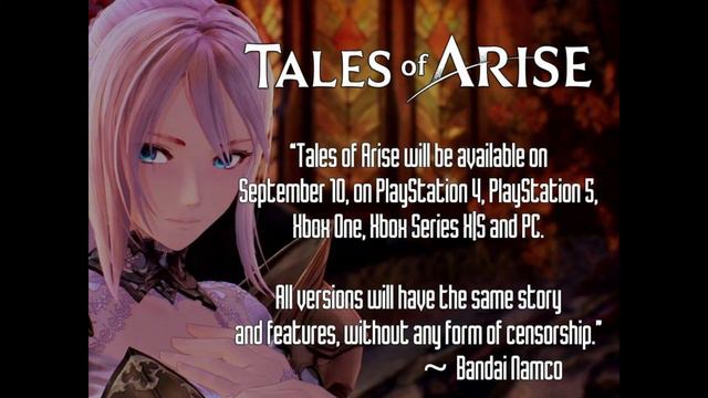 Tales Of Arise Censorship Rumor? смотреть онлайн