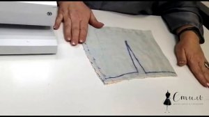 Обработка вытачки на обычных и рыхлых тканях (типа шанель, рогожка).
