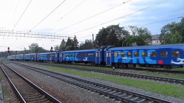 Электропоезд ЭП2Д-0083 ЦППК Рэкс станция Обнинское 11.07.2020 смотреть онлайн