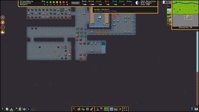 Dwarf Fortress - Быстрый гайд - Искуственные грядки (Орошение) смотреть онлайн