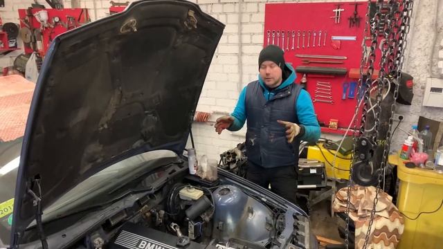Двигатель установлен !!!!СВАП м52б28 смотреть онлайн