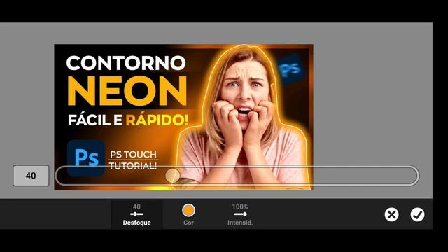COMO FAZER CONTORNO NEON MUITO FÁCIL PELO CELULAR PS TOUCH? смотреть онлайн