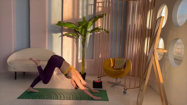 Ежедневная тренировка на 15 минут|Йога| Привычка начинать день с практики смотреть онлайн