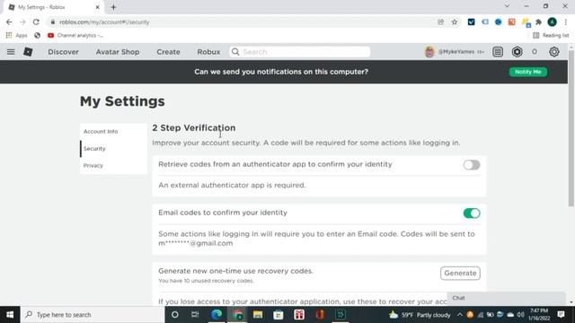 How to turn off Roblox 2 step verification (for mobile apps and browsers) смотреть онлайн