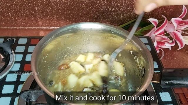 Baby Food | Weight Gain & Brain Development Apple Dates Nuts Oats Mix | For 10 Momth+ Babies