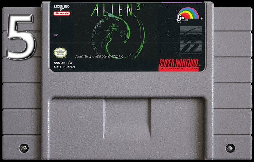 ? SUPER NES. Alien 3. Level 5