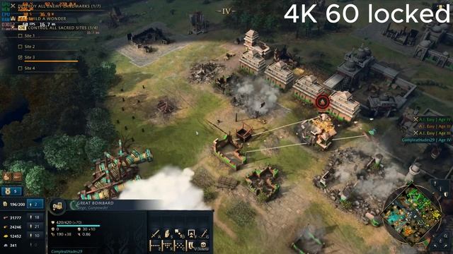 Age of Empires 4 RX6800 XT, Ryzen5 5600x | 4K, 1440p | Benchmark and gameplay смотреть онлайн