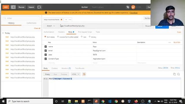 ? PHP - Rest Api HTTP GET | PHP Tutorial | PHP Course In Tamil | REST API | PHP In Postman Calling смотреть онлайн