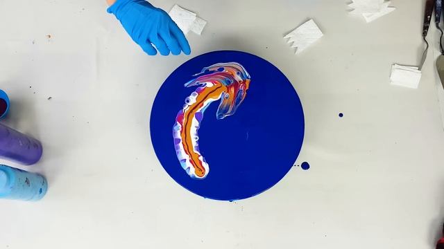 NEW WAY! Amazing Feather SWIPE Technique - Easy Fluid Painting Tutorial - Acrylic Pouring смотреть онлайн