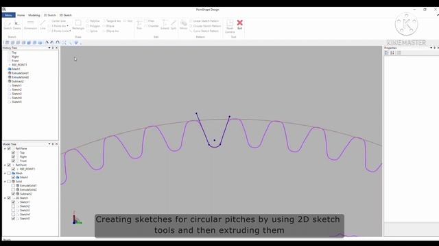 Reverse Engineering of a Gear with PointShape Design 2022 смотреть онлайн