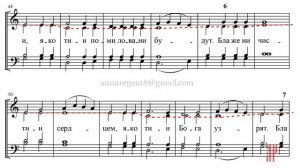 ВО ЦАРСТВИИ ТВОЕМ (БЛАЖЕННЫ), А. Полторухин - Альтовая партия