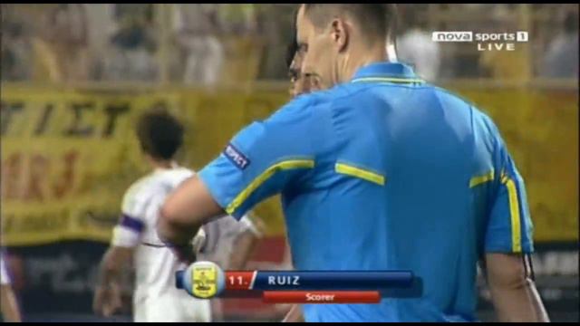 Europa League 2010-2011 Aris - Austria Wien 1-0 (Ruiz Goal) смотреть онлайн