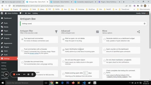 How to stop spam comment on WordPress, remove website field & links from comment смотреть онлайн