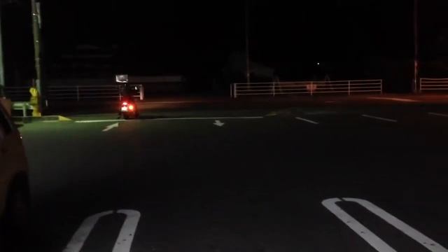 Steed夜間走行！