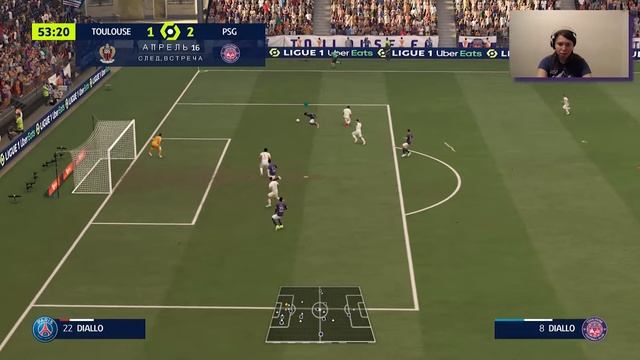 КАРЬЕРА ЗА ФК ТУЛУЗА S2 E15 ВСТРЕЧИ С ПСЖ И ЛИОНОМ. БОРЬБА ЗА ТОП-ПЯТЬ | FIFA 22 смотреть онлайн